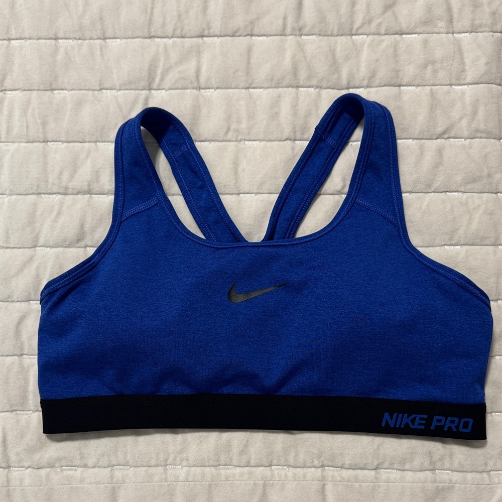 Nike Women’s L Pro Royal Blue Sports Bra